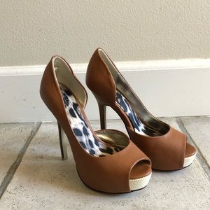 Bebe Brown Heels